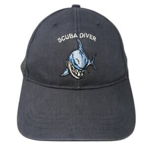 Scuba Driver Strapback Baseball Cap Blue One Size Adjustable 6 Panel Cap America